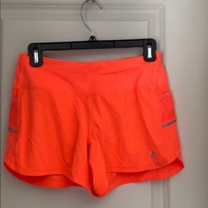 Athleta athletic shorts with built in liner.